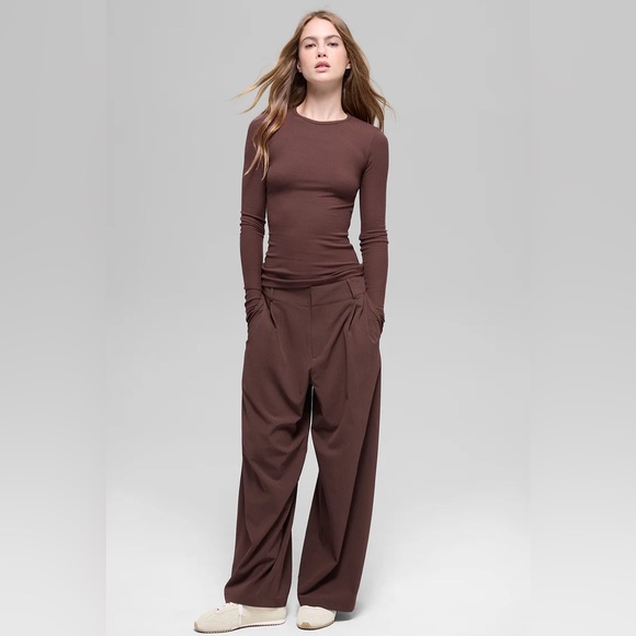 ALO Ribbed Modal Long Sleeve S - Picture 3 of 6